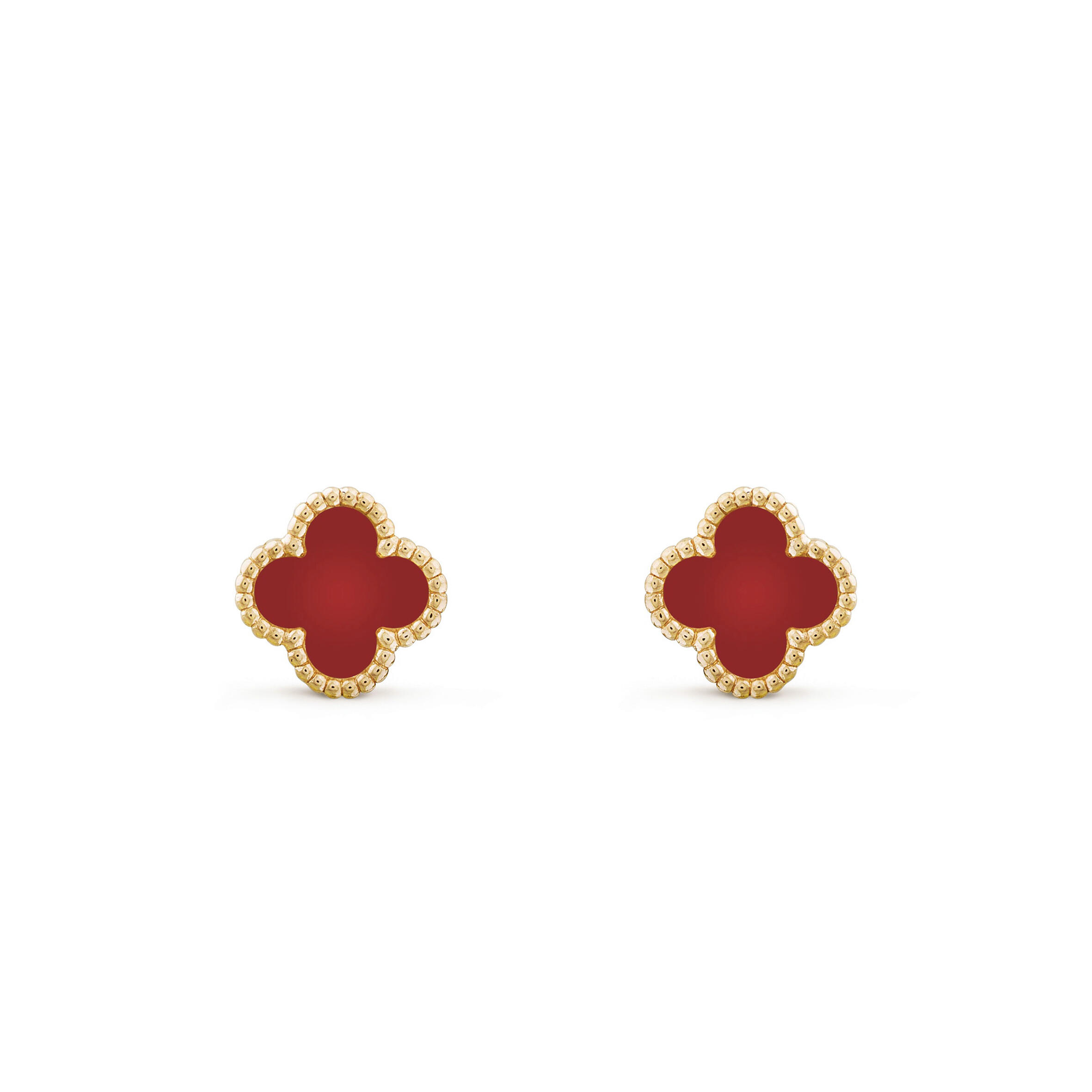 V*n Cl**f arpels sweet alhambra earrings yellow gold